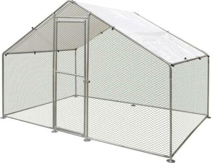 Metalen Kippenren 200x300x200 cm, Dieren en Toebehoren, Pluimvee | Toebehoren, Nieuw, Kippenhok of Kippenren, Ophalen of Verzenden