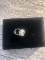 Bague en argent signée de Bengt Hallberg - Suède - vintage, Gebruikt, 20 of groter, Ophalen of Verzenden, Dame