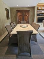 Grijze rotan stoelen 8 stuks, Huis en Inrichting, Stoelen, Ophalen