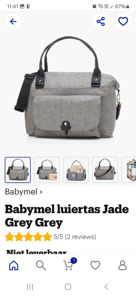 ♥️ Luiertas Babymel Jade Grey
Veel opbergruimte
NIEUWE STAAT, Kinderen en Baby's, Luiertassen, Zo goed als nieuw, Ophalen of Verzenden