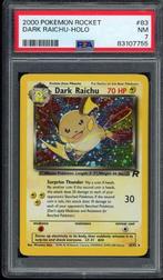 Dark Raichu Holo PSA 7 - 83/82 - Team Rocket 2000, Foil, Losse kaart, Zo goed als nieuw, Verzenden