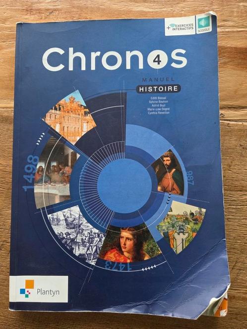 Chronos 4, Manuel Histoire, Plantyn, Boeken, Schoolboeken, Zo goed als nieuw, Geschiedenis, Ophalen