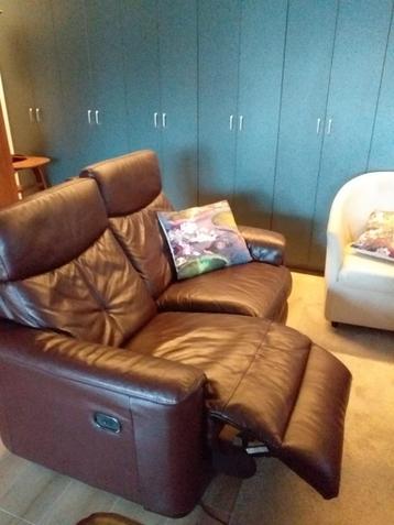 Luxe elektrische relaxzetels in echt leder – 2-zit & 3-zit – beschikbaar voor biedingen