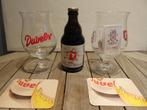 2 Duvel glazen met een Duvel, Verzamelen, Ophalen of Verzenden, Zo goed als nieuw, Glas of Glazen, Duvel