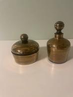 Art Deco glazen parfum potjes, Huis en Inrichting, Ophalen, Zo goed als nieuw