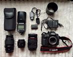 Canon 5D Mark IV + lensset + accessoires te koop, Audio, Tv en Foto, Fotocamera's Digitaal, Ophalen, Zo goed als nieuw, Canon