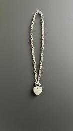 Ketting zilverkleur hartje, Ophalen, Zo goed als nieuw