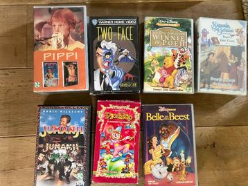 Videocassettes (VHS) kinderfilms beschikbaar voor biedingen