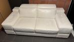 Domicil wit lederen 2-zit, Ophalen, Gebruikt, 150 tot 200 cm, Tweepersoons