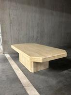 Travertin salontafel, 50 tot 100 cm, Minder dan 50 cm, Travertin, natuursteen, marmer, vintage, 100 tot 150 cm