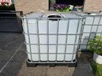 ibc vat 1000 liter met kraan, Tuin en Terras, Ophalen, Kunststof, Gebruikt, Met kraantje