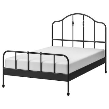 Zwart bed incl. lattenbodem beschikbaar voor biedingen