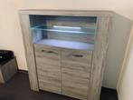 Armoire Vitrine a LED "Malone", Huis en Inrichting, Kasten | Vitrinekasten, Zo goed als nieuw, Ophalen