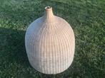 Reuze rotan lamp H 66cm, Overige materialen, 50 tot 75 cm, Ophalen of Verzenden, Zo goed als nieuw