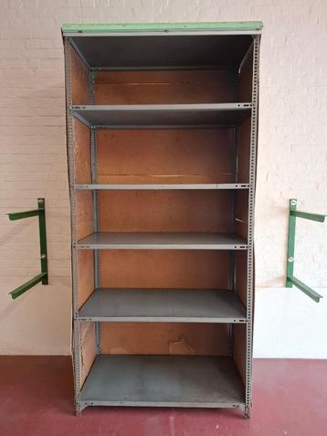 Magazijnrek - stevig metalen opbergrek beschikbaar voor biedingen