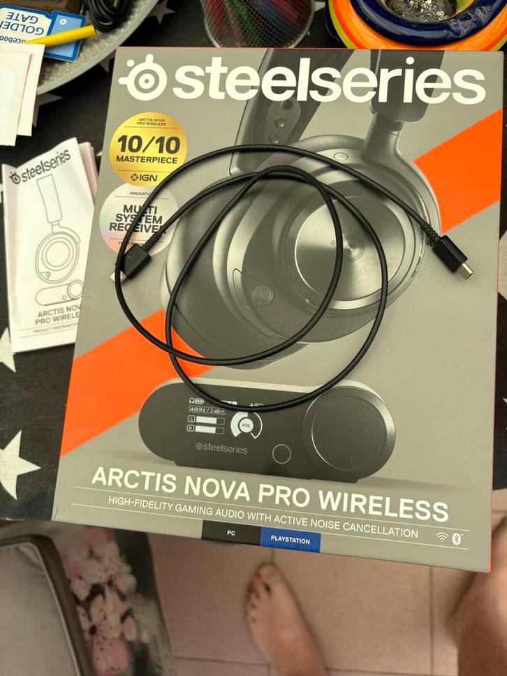 Steel series arctis nova pro wireless, Audio, Tv en Foto, Hoofdtelefoons, Zo goed als nieuw, Ophalen