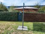 Parasol en tegels, Tuin en Terras, Ophalen, Gebruikt, 2 tot 3 meter, Zweefparasol
