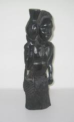 AFRIKAANSE  VROUW  IN  EBBENHOUT  -  4037, Antiek en Kunst, Ophalen
