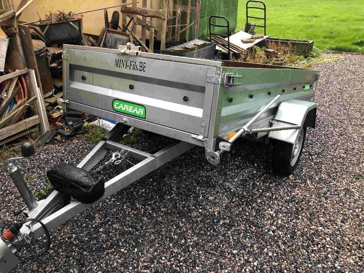 Remorque Porte Moto & Vélos Basculante avec Treuil, Auto diversen, Aanhangers en Bagagewagens, Zo goed als nieuw, Ophalen