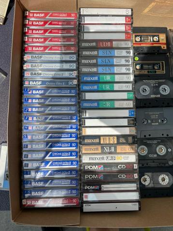 Lot van 80 bespeelde Chrome - ferro - normal cassettes  beschikbaar voor biedingen