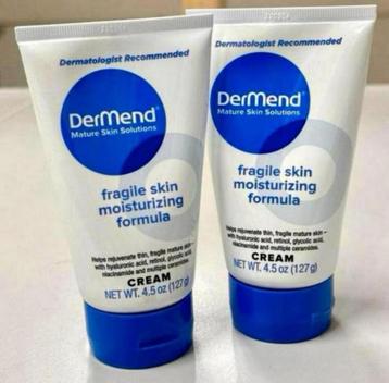 2x DerMend Fragile Skin Moisturizing Formula Cream creme 2X beschikbaar voor biedingen