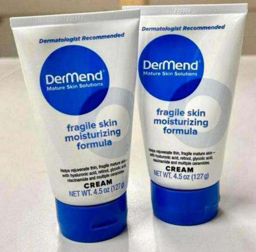 2x DerMend Fragile Skin Moisturizing Formula Cream creme 2X, Handtassen en Accessoires, Uiterlijk | Lichaamsverzorging, Nieuw