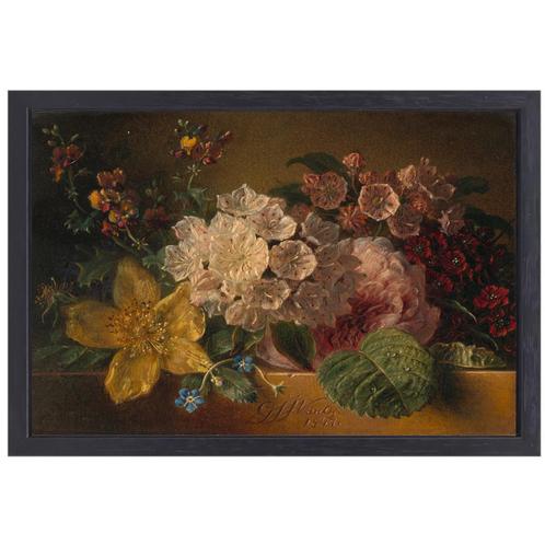 Nature morte avec des fleurs - Georgius Jacobus Johannes van, Maison & Meubles, Accessoires pour la Maison | Décorations murale