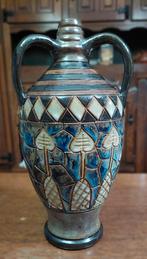 decoratieve amfoor met 3 oren - keramiek Du Bois, Antiek en Kunst, Ophalen