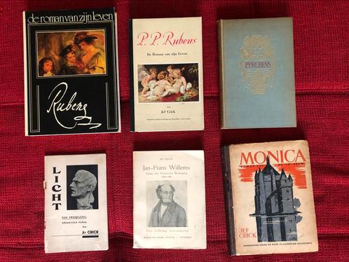 Oude boeken Jef Crick - schrijver uit Aalst, Livres, Histoire & Politique, Comme neuf, Enlèvement ou Envoi