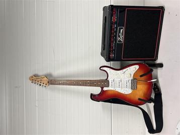 A6921. Mooie set gitaar en versterker, V6 Reissued Series Su beschikbaar voor biedingen