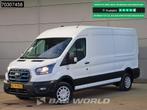Ford e-Transit L3H2 Elektrisch 68kWh 317km WLTP Navi Airco C, Auto's, Automaat, Stof, Gebruikt, Wit