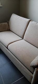 Zetel met slaapgedeelte, Ophalen, Gebruikt, Driepersoons, Stof