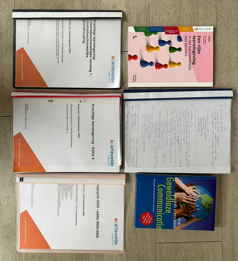Boeken 2e bach kleuteronderwijs artevelde (sem1), Boeken, Ophalen, Zo goed als nieuw