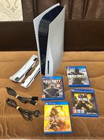 PlayStation 5 te koop + PS5 Controller met games (€380), Ophalen, Gebruikt, Playstation 5