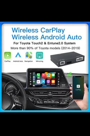 Wireless Carplay Android Auto For TOYOTA, Auto diversen, Autoradio's, Ophalen, Zo goed als nieuw