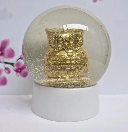 🦉 Sneeuwbol Uil, Huis en Inrichting, Woonaccessoires | Overige, Ophalen of Verzenden