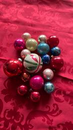 Setje vintage kerstballen, Diversen, Kerst, Ophalen, Zo goed als nieuw