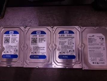 3,4 TB aan HDDs - 3TB WD Blue + 400GB Seagate Barracuda beschikbaar voor biedingen