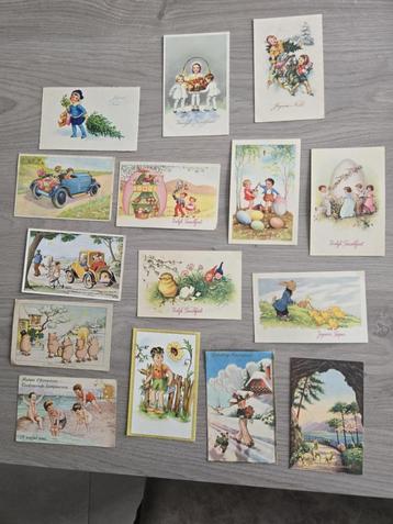 Oude postkaarten 15 stuks beschikbaar voor biedingen