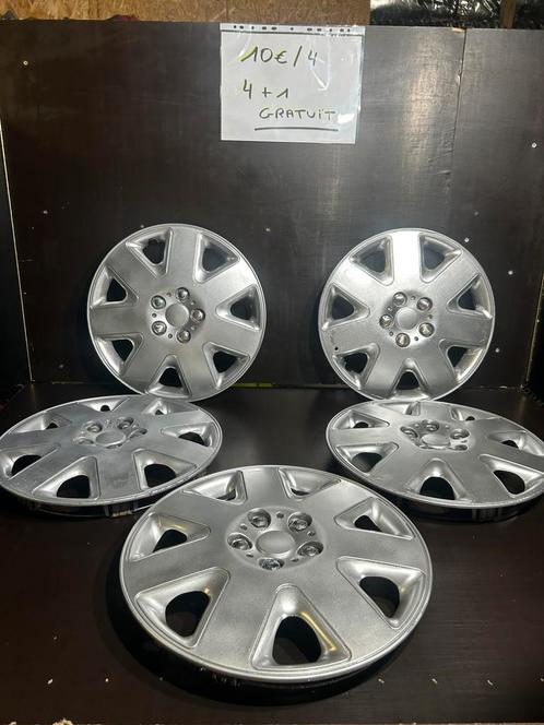 4+1 gratis universele wieldoppen van 15", Auto diversen, Wieldoppen, Gebruikt, Ophalen of Verzenden
