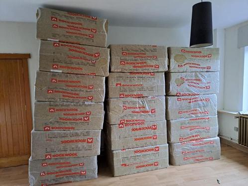 Rockfit rockwool rotswol mono isolatie 220 Rd 6.25 35M2, Doe-het-zelf en Bouw, Isolatie en Afdichting, Zo goed als nieuw, Muurisolatie
