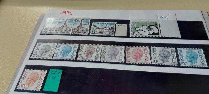 postzegels België 1972, Postzegels en Munten, Postzegels | Europa | België, Postfris, Overig, Overig, Zonder envelop, Postfris