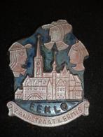 TIEBERGHIEN EEKLO retro keramiek Zandstraat Kermis plaque, Antiek en Kunst, Ophalen of Verzenden