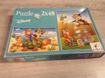 Disney Rescue Rangers duo puzzle (2x48 stuks) beschikbaar voor biedingen