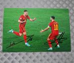 Gesigneerde foto Thorgan en Eden Hazard, Verzamelen, Sportartikelen en Voetbal, Ophalen of Verzenden, Nieuw