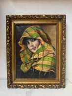 Schilderij zigeunerin 50x40cm gesigneerd, Antiek en Kunst, Ophalen