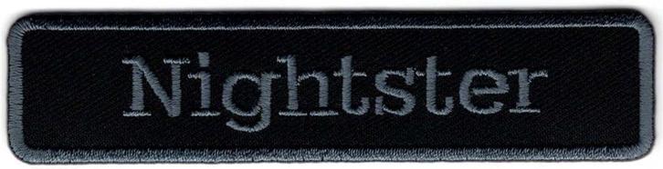 Harley Davidson Nightster stoffen opstrijk patch embleem #2, Motoren, Accessoires | Overige, Nieuw, Verzenden