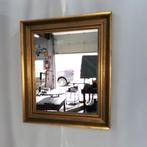 oude spiegel met simpele gouden kader 61 x 52, Ophalen, Gebruikt, Minder dan 100 cm, Rechthoekig