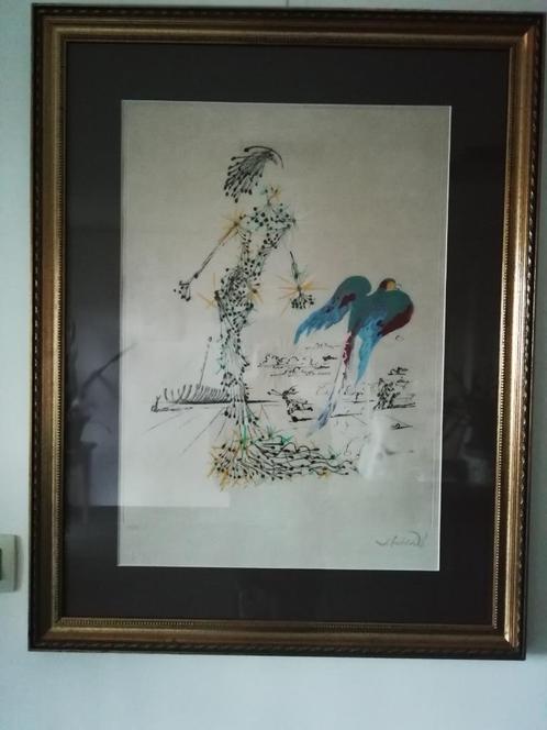 Litho Salvador Dali, Antiek en Kunst, Kunst | Litho's en Zeefdrukken, Ophalen of Verzenden