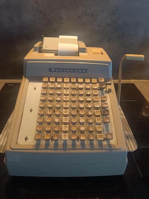Vintage rekenmachine merk ( Burroughs ) jaren 60, Antiek en Kunst, Antiek | Kantoor en Zakelijk, Ophalen of Verzenden